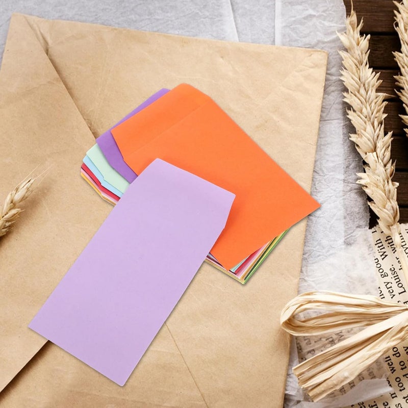 SUPVOX 160 Pcs Mini Kraft Paper Seed Envelopes 3.54 X 2.36 Inch Self-adhesive Small Storage Packets for Seeds, Coins, and Small Items Suitable for Garden and Office Use - Image 4