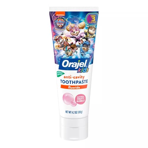 Orajel Kids Paw Patrol Anticavity Fluoride Toothpaste, Natural Fruity Bubble Flavor, 4.2oz - Image 5