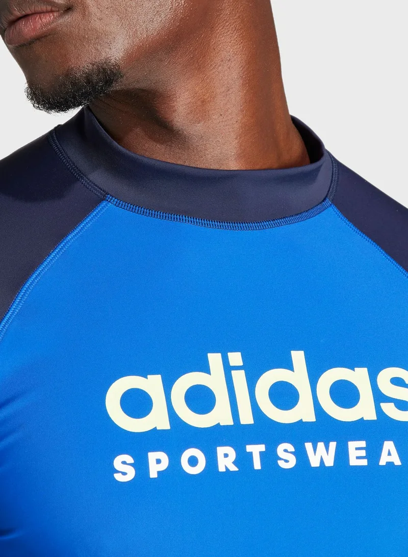 Adidas Rashguard Swimshirt