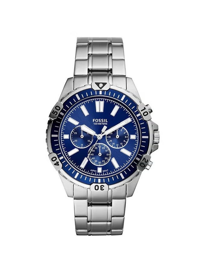 FOSSIL Men's Stainless Steel Analog Wrist Watch FS5623 - 44 mm - Silver  - Image 1