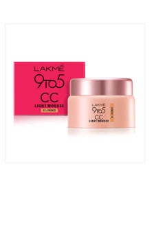 LAKME Lakme 9to5 CC Light Mousse with Vitamin E and a Hint of Foundation Matte finish Non Comedogenic  lightweight mousse foundation 25gm   Bronze  - Image 1