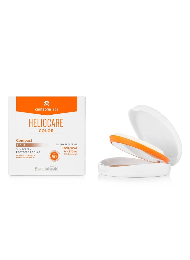Heliocare Oil Free Compact SPF50 Color Light 10g