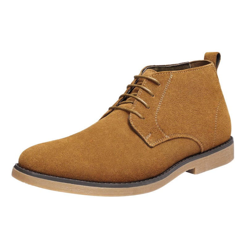 Bruno Marc Men's Chukka Camel Suede Leather Chukka Desert Oxford Ankle Boots Size 12 M US - Image 1
