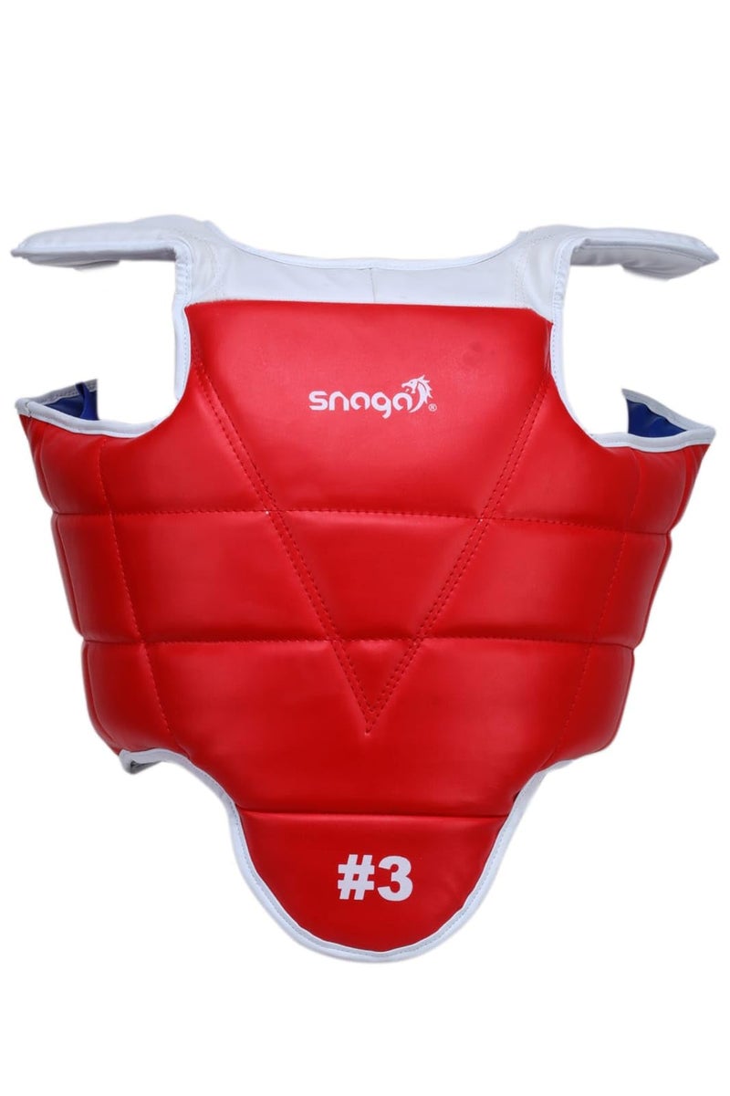 Snaga Reversible Chest Protector / Synthetic Solid Padded Chest Guard/Body Protector for Kungfu/MMA/Kickboxing/ Taekwondo /Judo for Maximum Protection and Comfort (Medium) (10-13 Years Old) - Image 2