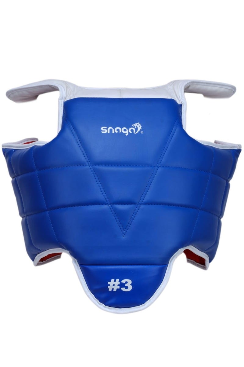 Snaga Reversible Chest Protector / Synthetic Solid Padded Chest Guard/Body Protector for Kungfu/MMA/Kickboxing/ Taekwondo /Judo for Maximum Protection and Comfort (Medium) (10-13 Years Old) - Image 5