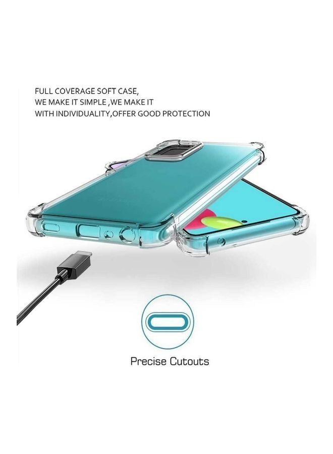 جراب واقٍ ناعم ومرن ومقاوم للخدش لهاتف Samsung Galaxy A52 شفاف - Image 3