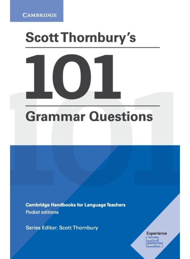 Scott Thornbury s 101 Grammar Questions Pocket Editions Cambridge Handbooks for Language Teachers - Paperback