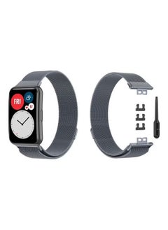 vesus Milanese Replacement Band For Huawei Watch Fit Grey 