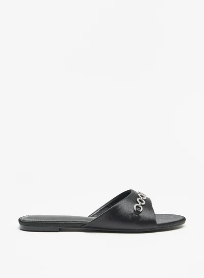 Flora Bella By Shoexpress Women's Embellished Slip-On Slide Sandals Ramadan Collection