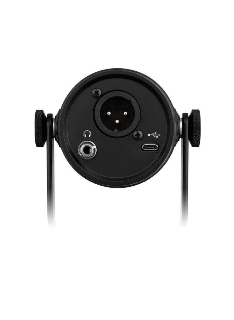 USB Podcast Microphone For Podcasting MV7-K Black