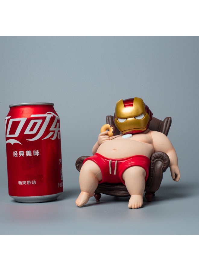 زخارف يدوية متوهجة من Avengers GK Fat Boy Fat House Iron Man Eyes - اللون: Iron Man Fat House - Image 2