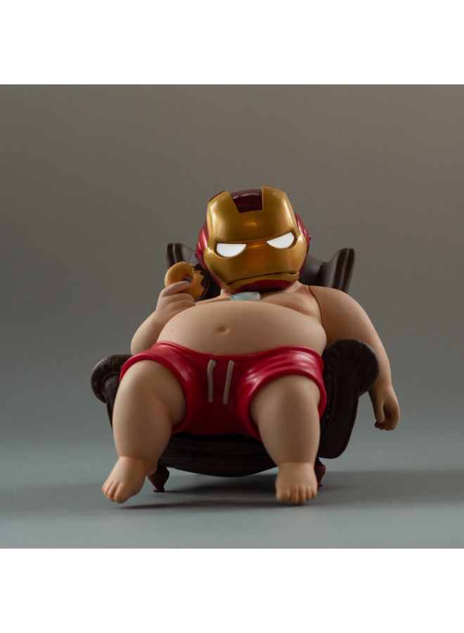 زخارف يدوية متوهجة من Avengers GK Fat Boy Fat House Iron Man Eyes - اللون: Iron Man Fat House - Image 3