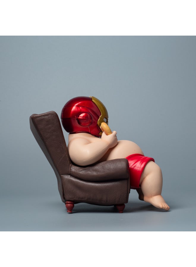 زخارف يدوية متوهجة من Avengers GK Fat Boy Fat House Iron Man Eyes - اللون: Iron Man Fat House - Image 5