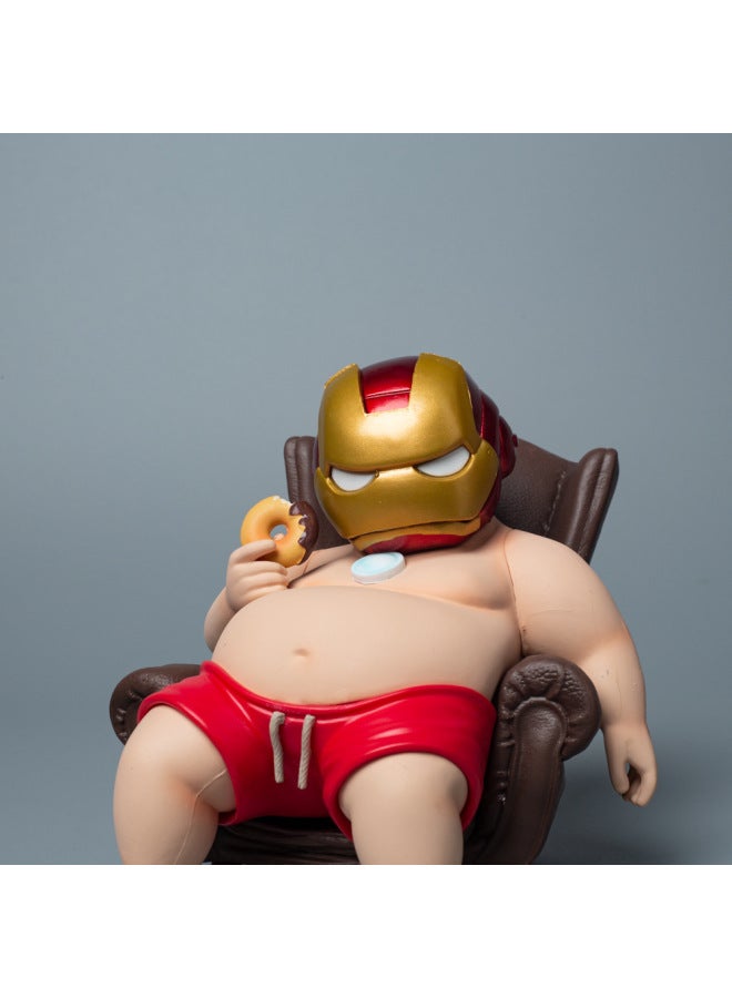 زخارف يدوية متوهجة من Avengers GK Fat Boy Fat House Iron Man Eyes - اللون: Iron Man Fat House - Image 4