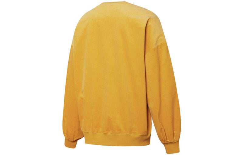 PUMA (WMNS) PUMA Contrasting Colors Zipper Pocket Sports Round Neck Pullover 'Yellow' - Image 2