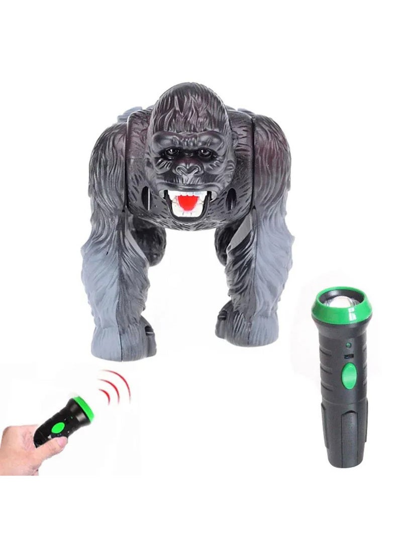Fitto Laser Remote Control Gorilla Toy - Life Like with Moving Body, Sound and Light - Image 2