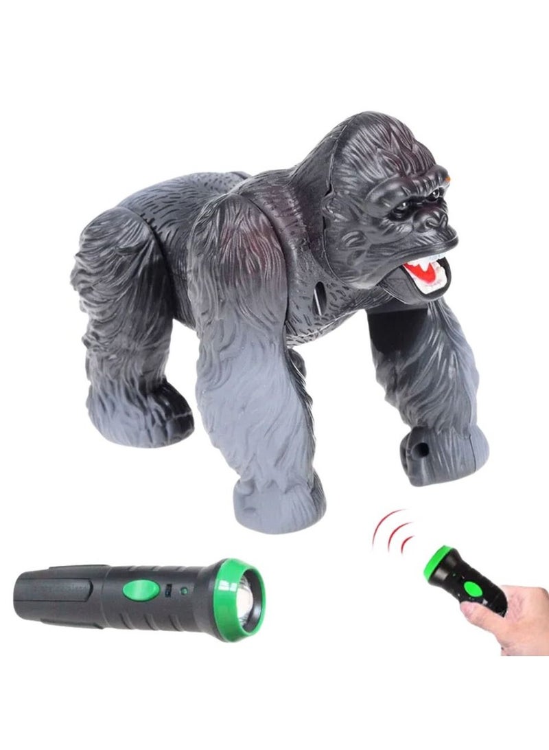 Fitto Laser Remote Control Gorilla Toy - Life Like with Moving Body, Sound and Light - Image 1