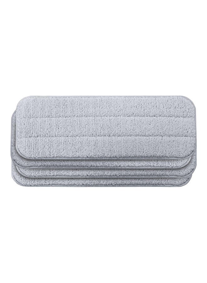 Deerma 4-Piece Smart Water Spray Mop Sweeper Cloth Head Replacement Pad Grey - Image 1