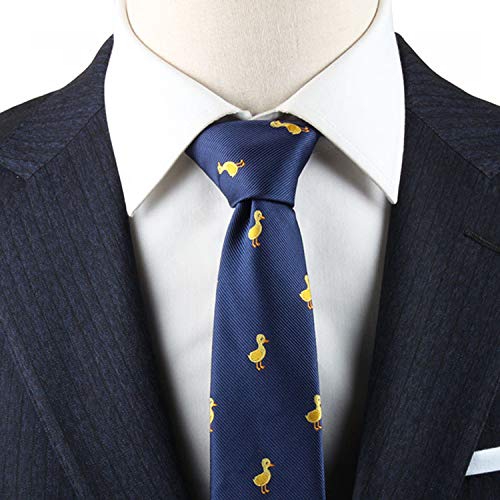 AUSCUFFLINKS Duck Tie for Him | Duckling Animal Lover Neckties for Men | Bird Ties for Him | Birthday Gift for Guys (Duck) - Image 2