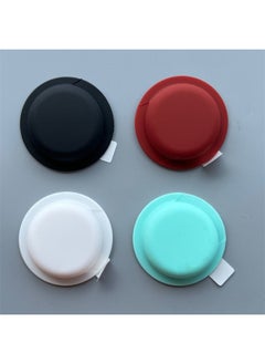 Applicable To For Apple Airtags Protective Case Airtgas Silicone Four-in-one Positioning Tracker Protective Soft Case-Color:Black + White + Brown Red + Mint-Applicable Model:For Apple Airtags