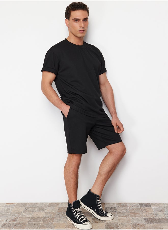trendyol Black Regular Cut Shorts & Bermuda  - Image 2