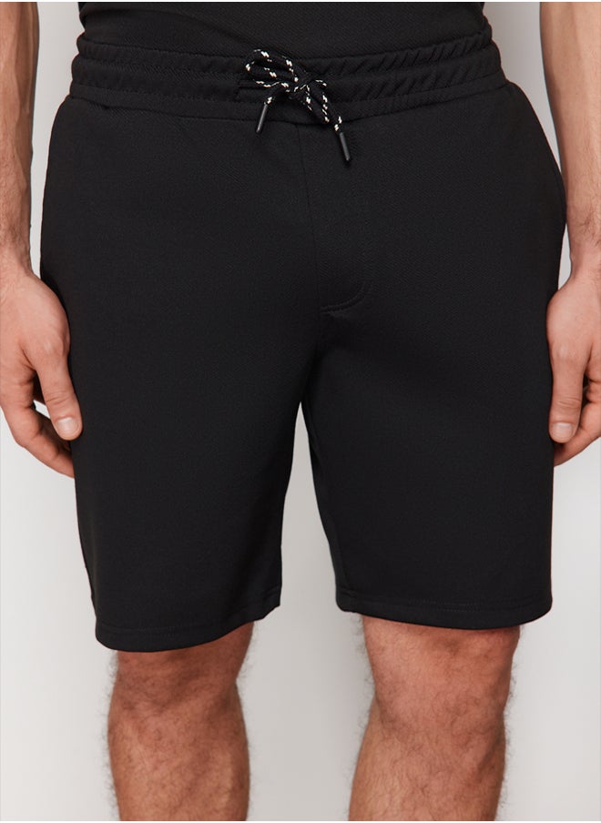 trendyol Black Regular Cut Shorts & Bermuda  - Image 4