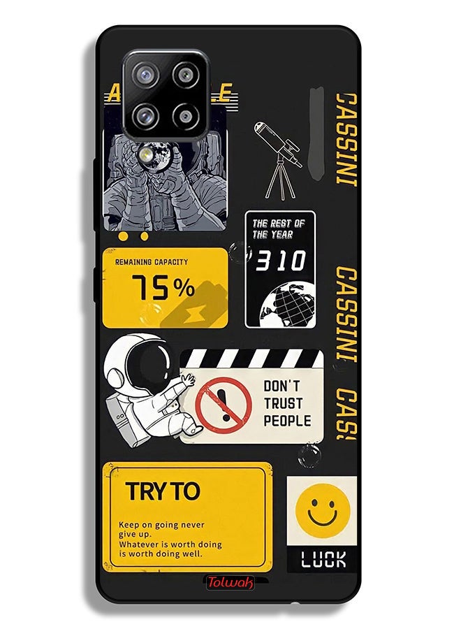 Tolwak Samsung Galaxy A42 5G Protective Case Cover Astronaut Agreeable - Image 1