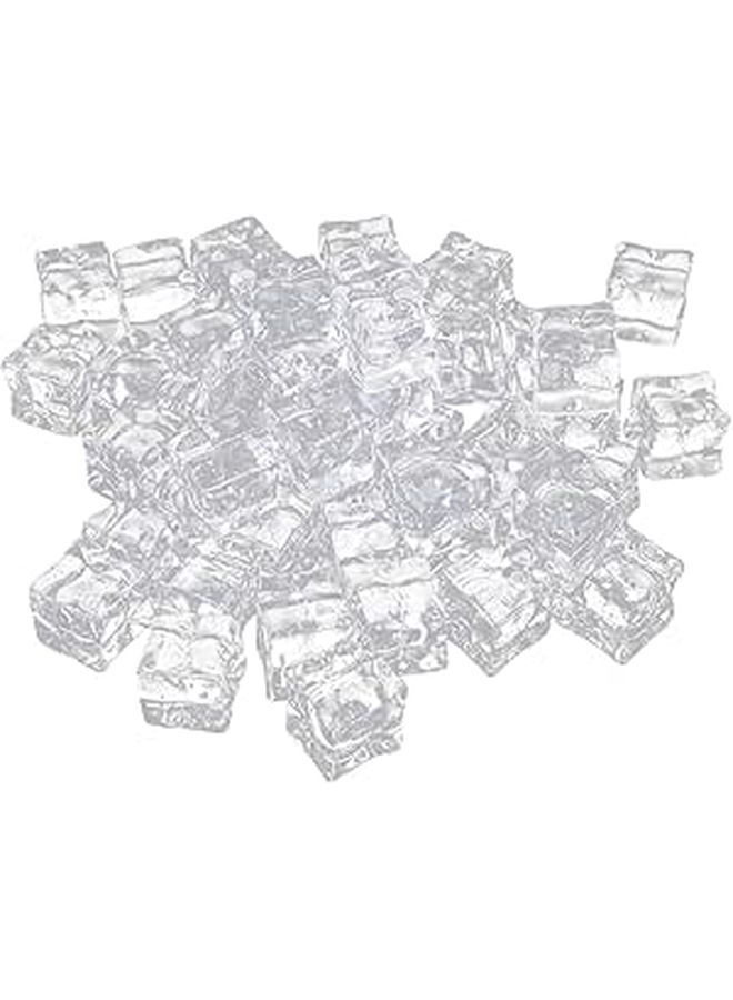 50 Clear Acrylic Fake Reusable Ice Props For Food Photography Craft Decoration Irregular Shape Aesthetic Projects - Image 1