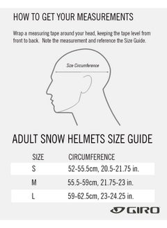 GIRO Surface S Snowboard Ski Helmet Matte White Small  - Image 5