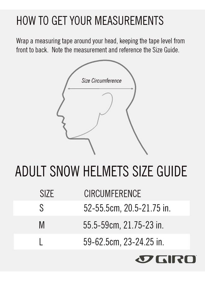 GIRO - Surface S Snowboard Ski Helmet Matte White Small - Image 1