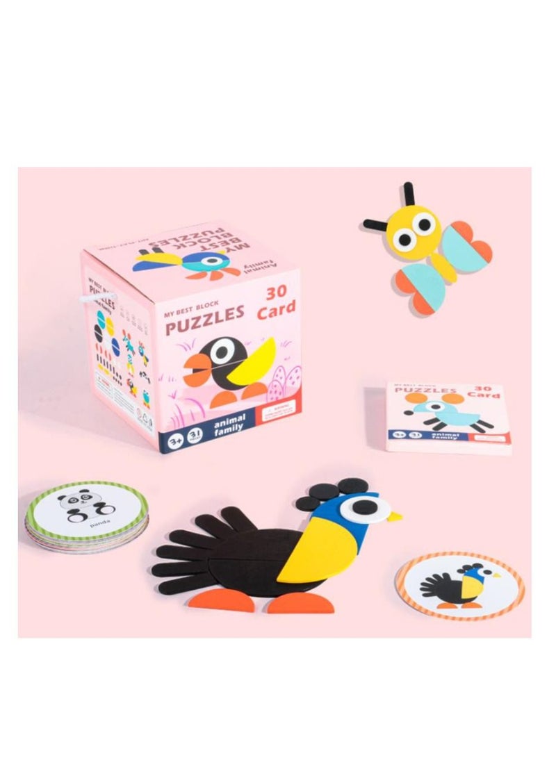 Factory Price Kids Puzzles Children Toys Puzzles Animal Theme Kit - Image 3