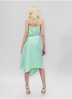 BITOLIA GALLERY Green Linen Skirt  - Image 2
