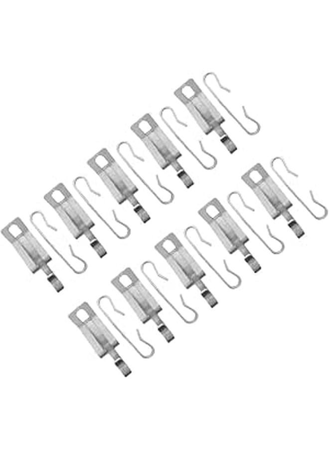 Aluminum Cable Clips 20 Pack for Outdoor Insulation Heat Tape Gutter and Wire - Image 1