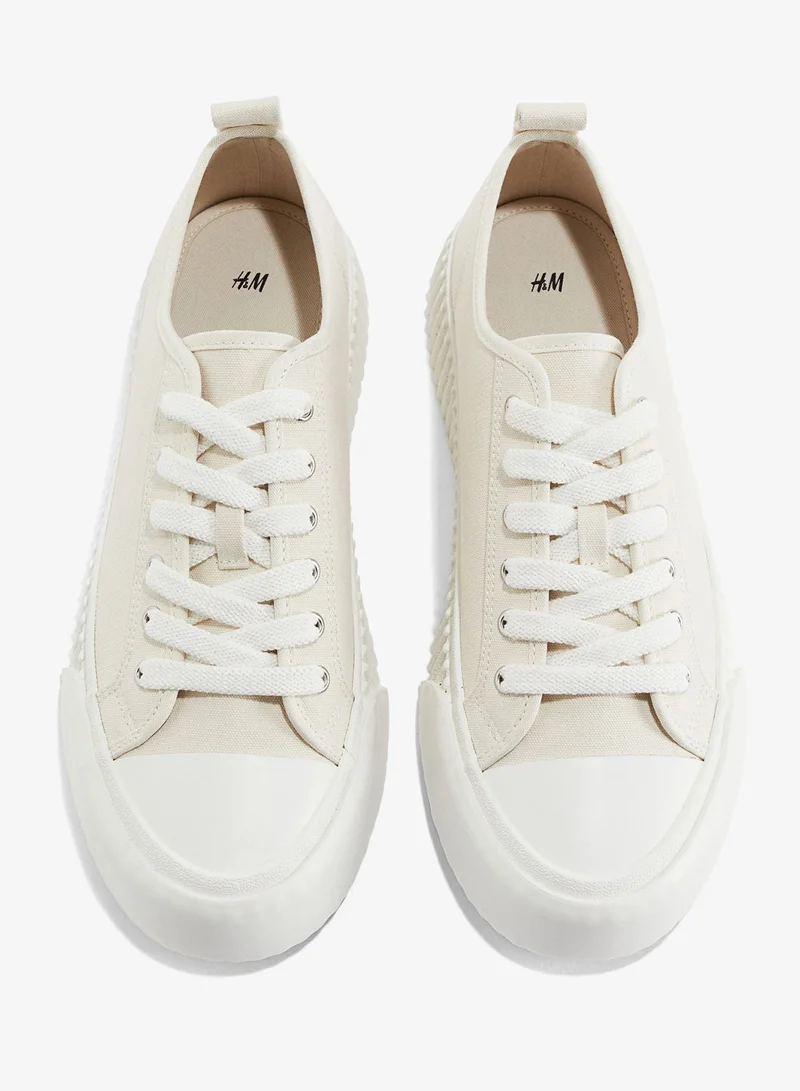 H&M Canvas trainers