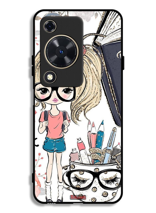 Tolwak Huawei Nova Y72S Protective Case Cover Unicorn Girl Art
