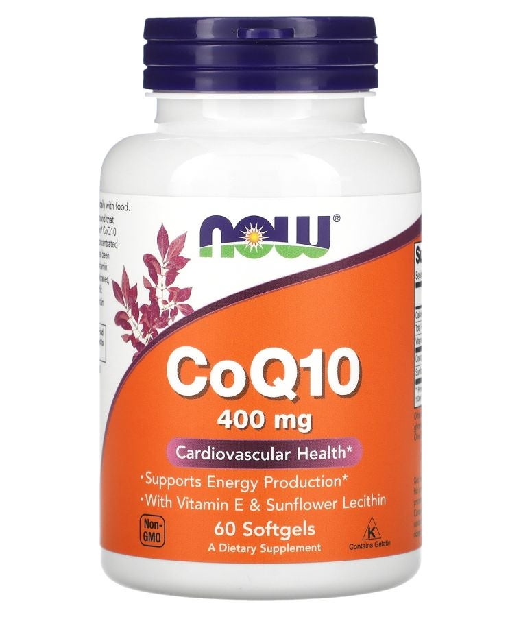 now CoQ10 400 mg 60 Softgels