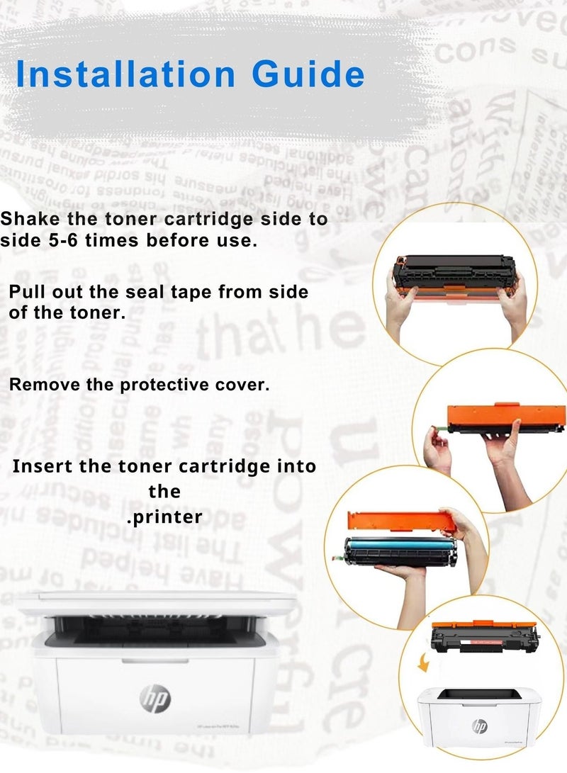 Taraf 44A CF244A Toner Cartridge Compatible for  HP Laserjet Pro M15w M15a MFP M28w M28a M31w Printers - Image 4