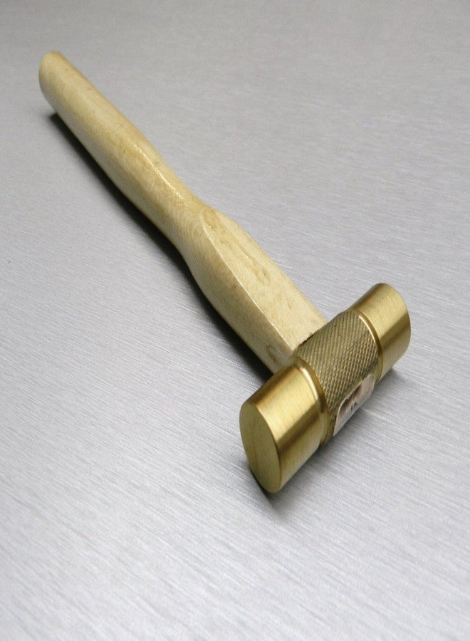 JTS 3.5oz Brass Hammer Flat FACE Head Solid Brass Metalsmith Hobby and Craft Soft Hammer By JTS - Image 3