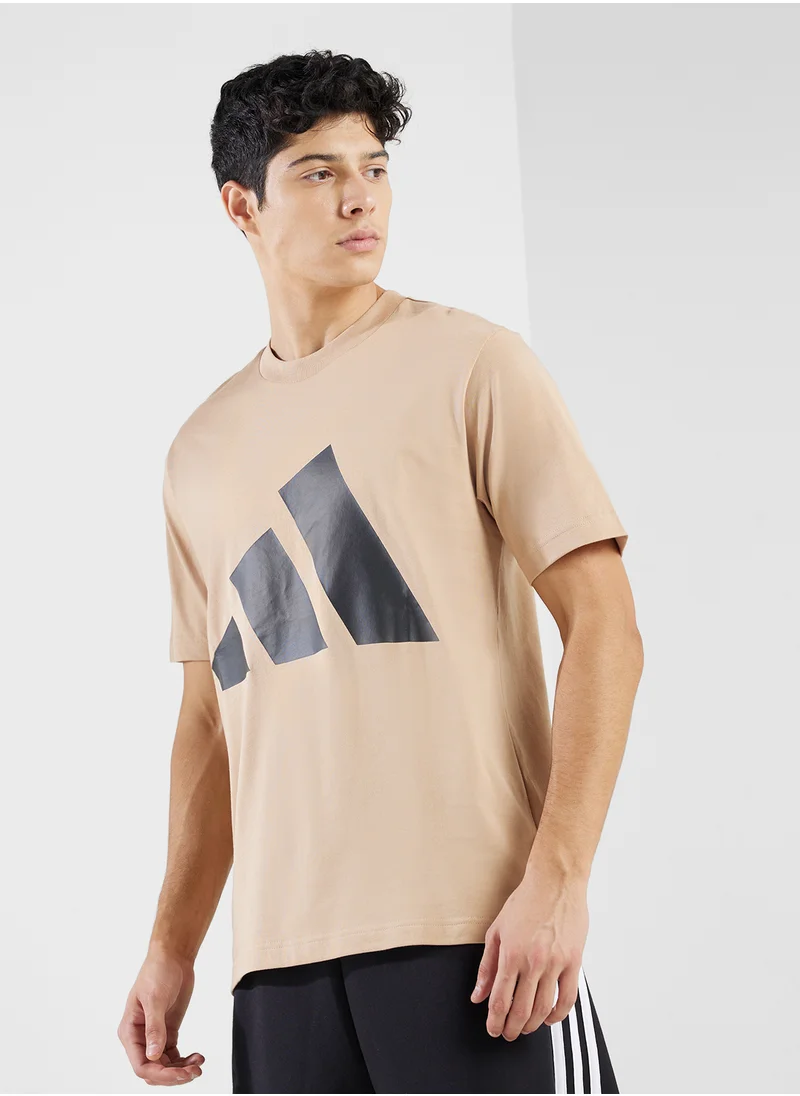 اديداس Single Jersey Big Logo T-Shirt