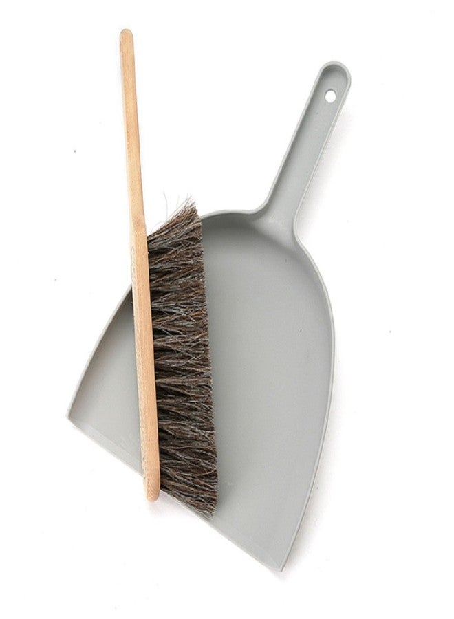 Iris Hantverk Dustpan & Brush Set, Handmade, Grey - Image 3