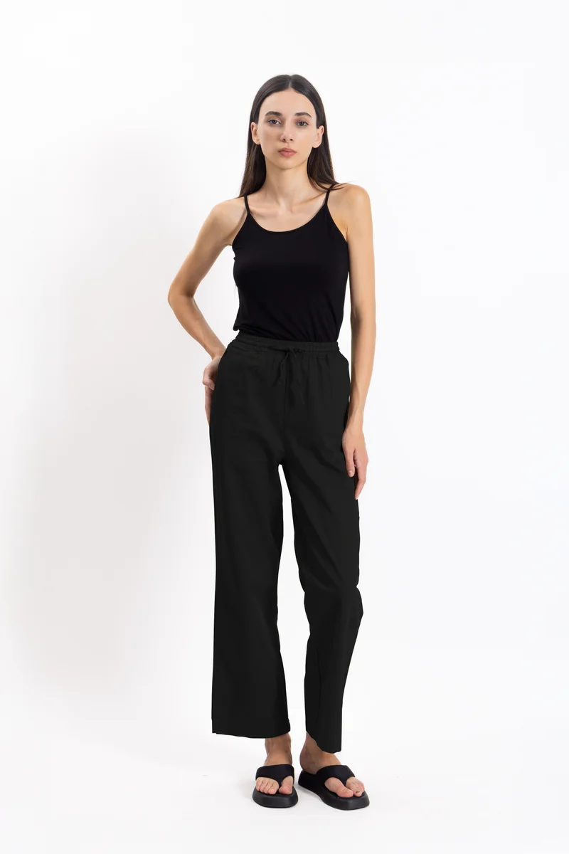 شايبس COMFORT STRAIGHT COTTON TROUSERS
