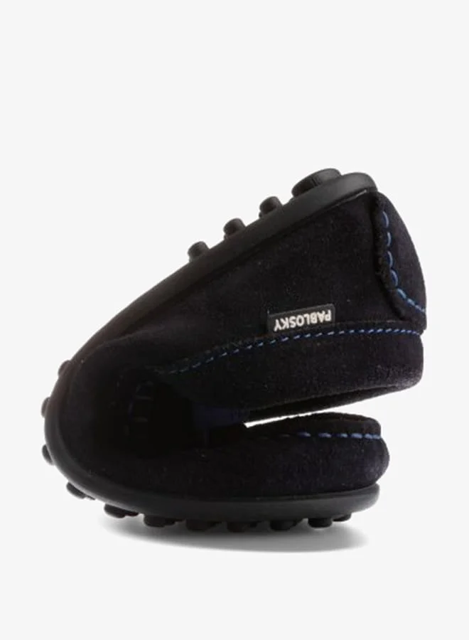 Pablosky Boys' Accent Detail Slip-On Moccasins