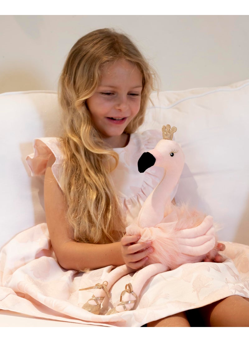 Laila and Lainey Plush Ballerina Flamingo Stuffed Animal for Girls Kids Birthday Gifts and Decor  - Image 3