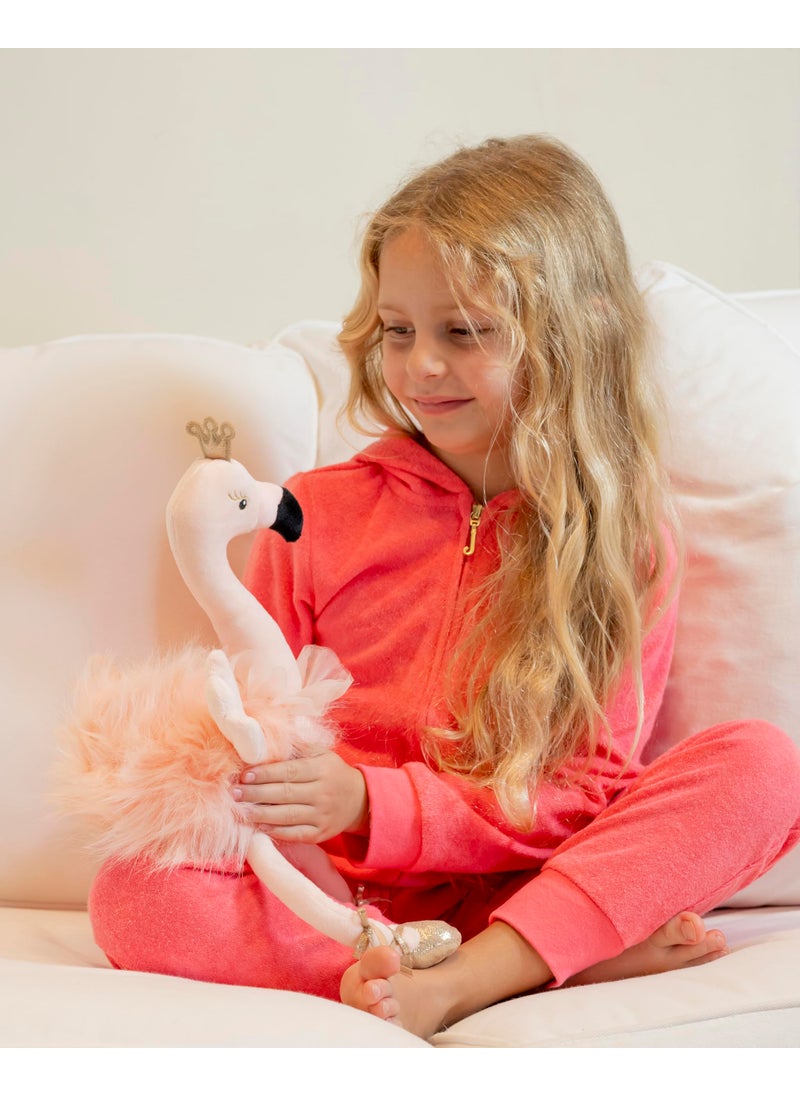 Laila and Lainey Plush Ballerina Flamingo Stuffed Animal for Girls Kids Birthday Gifts and Decor  - Image 4