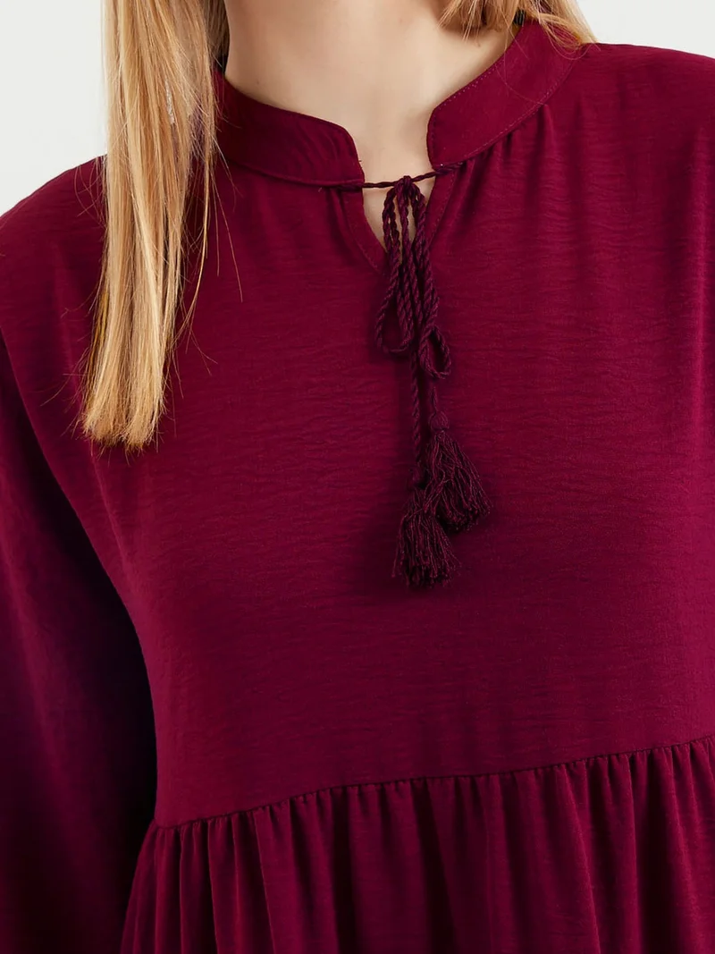 بيغ دارت BDART Maxi Dress with Bow Detail