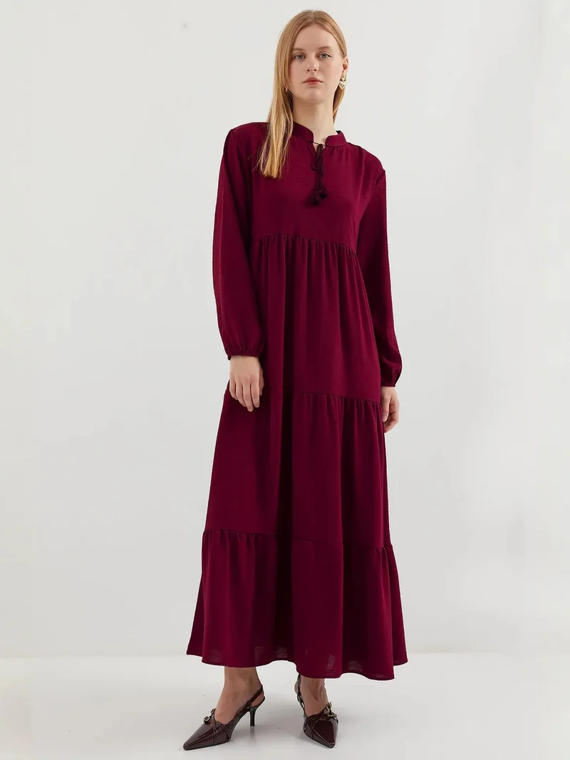 بيغ دارت BDART Maxi Dress with Bow Detail