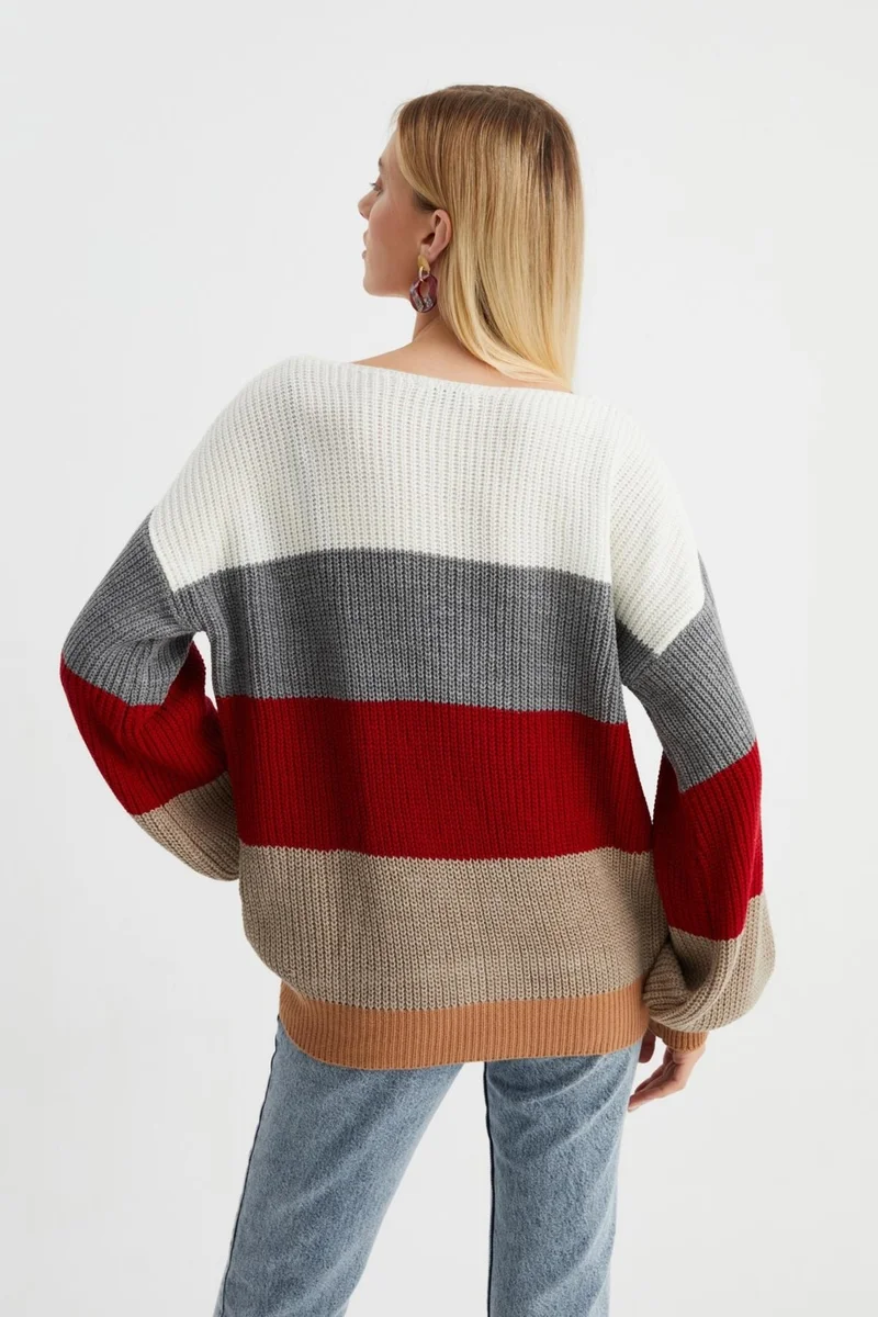 Alexander Gardi V-Neck Knitwear Sweater (B22-5754)