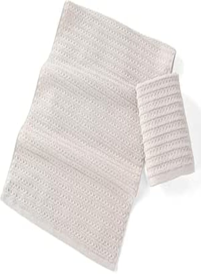 5-Piece Soft Towel Set 30x30 cm Ribbed Design High Absorbency Washcloths for Kitchen Bathroom Daily Use Multi-Color Cleaning Towels Small Hand Cloths