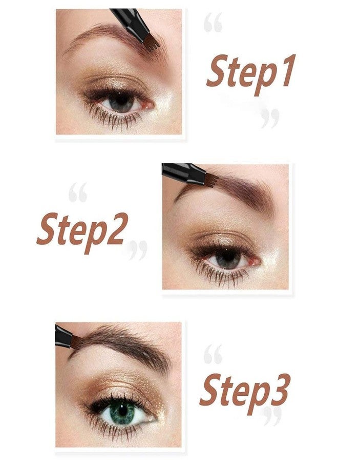 DIVYABHAV WITH D 4 Point waterproof Eyebrow Pencil Black - Image 4
