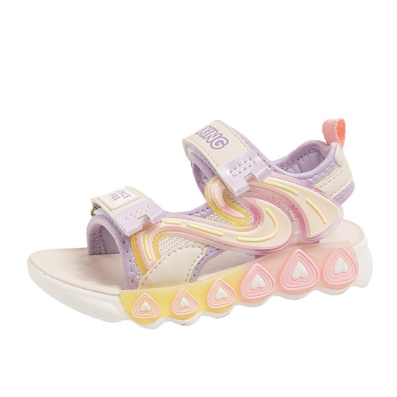 Children'S Sandals Boys Beach Shoes Girls Casual Sandals Open Toe Velcro Children'S Comfortable Sandals - Image 1